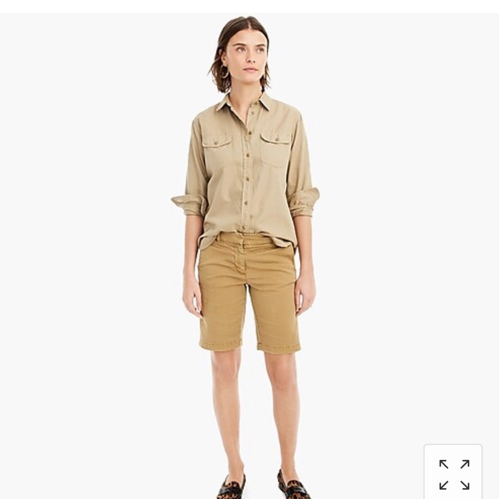 New with Tag 10" bermuda stretch chino short sz 8